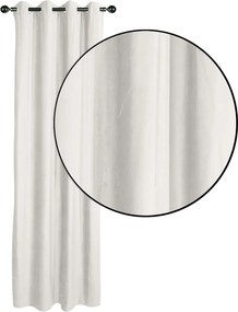 Κουρτίνα Βελουτέ (140x270) Με Τρουκς Das Home 2226 Creme