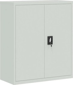 vidaXL Αρχειοθήκη Αν. Γκρι 90 x 40 x 145 εκ. Ατσάλινη