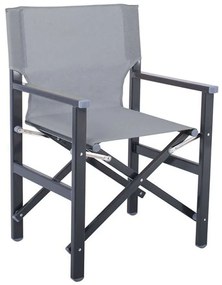 Πολυθρόνα Σκηνοθέτη Ε2601,6Μ 55x46x88cm Anthracite-Grey