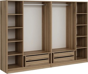 Εξαφυλλη Ντουλαπα Χρυσο KALEO 52x270x190