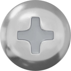 vidaXL Ξυλοβίδες 2 pcs Ασημί M4 x 25 mm Ατσάλι