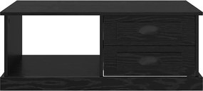 vidaXL Τραπεζάκι σαλονιού Μαύρη Οξυά 90 x 50 x 35 cm