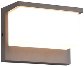 Φωτιστικό Τοίχου - Απλίκα Nestos 240960142 23x15cm Led 1300lm 13W 3000K Anthracite Trio Lighting