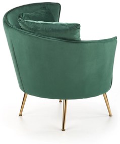 ALMOND leisure chair color: dark green