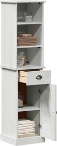 vidaXL Σετ Επίπλων Μπάνιου με ράφι VIGO 2 pcs Λευκό και Αντίκα Λευκό