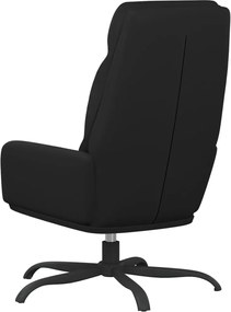 vidaXL Πολυθρόνα Relax Μαύρη από Συνθετικό Δέρμα