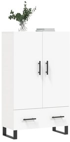 vidaXL Ντουλάπα Λευκή 69,5 x 31 x 115 εκ. από Επεξεργασμένο Ξύλο