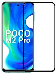 POWERTECH Tempered Glass 5D, full glue, Xiaomi Poco M2 Pro 2020, μαύρο