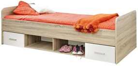 Dany Μονό Κρεβάτι με Συρτάρια Μπεζ 96x204x64