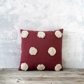 Διακοσμητικό Μαξιλάρι (45x45) Nima Pillows Borla Μπορντώ