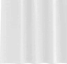vidaXL Κουρτίνες Μαύρης Ύφανσης με Δαχτυλίδια 2 pcs Καθαρό Λευκό