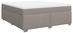 Κρεβάτι Boxspring με Στρώμα Taupe 180x200 εκ. Υφασμάτινο 3285155