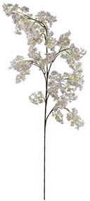 Τεχνητό Λουλούδι Λαγκεστρέμια Indica 5251-7 150cm White Supergreens Polyethylene,Fabric