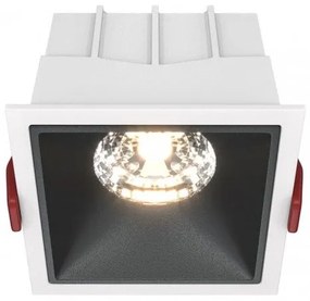 Χωνευτό Σποτ Οροφής Alfa LED 15W 3000K Μαύρο-Λευκό DL043-01-15W3K-D-SQ-WB MAYTONI DL043-01-15W3K-D-SQ-WB Ασπρόμαυρο