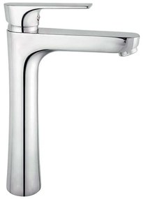 Μπαταρία Νιπτήρος Υψηλή Algeo Square BAQ2L Chrome Ferro Metal