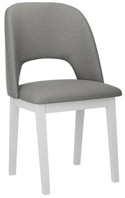 Καρέκλα Victorville 333, Ανοιχτό γκρι, Άσπρο, 82x45x45cm, 6 kg, Ταπισερί, Ξύλινα, Ξύλο: Οξιά | Epipla1.gr