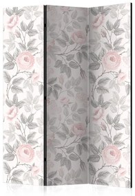 Διαχωριστικό με 3 τμήματα - Watercolor Roses [Room Dividers]