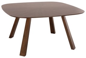 ΤΡΑΠΕΖΙ ΤΡΑΠΕΖΑΡΙΑΣ RINER HM9733 MDF ΜΕ ΚΑΠΛΑΜΑ ΚΑΡΥΔΙΑΣ 150x150x75Υ εκ.