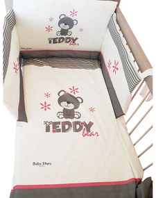 Σετ Κούνιας 4τμχ Bebe Stars Teddy Flower 3010