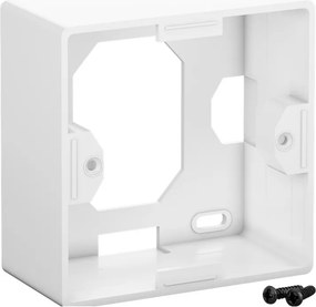 GOOBAY επιτοίχια πρίζα CAT 6 68244, 2x RJ45, 80x80mm, λευκή