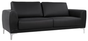 ΚΑΝΑΠΕΣ 3ΘΕΣΙΟΣ KENZIE HM3121.31 ΜΕ ΜΑΥΡΟ PU 190x81x81 εκ.