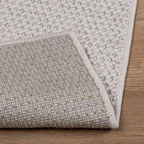 vidaXL Χαλιά χώρου Ορθογώνιος LUGO Κρεμ 150 x 80 cm Πολυεστέρας
