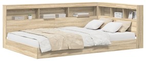 vidaXL Κρεβάτι Βιβλιοθήκης Σονομίν 120x200 εκ Επεξεργασμένο Ξύλο
