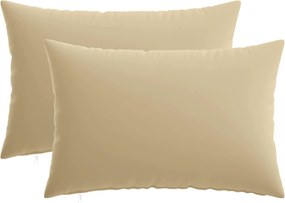 vidaXL Κάλυμμα Μαξιλαριού 2 pcs HEERLEN Μπεζ 40 x 60 cm Πολυεστέρας