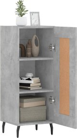 vidaXL Ντουλάπι Γκρι Σκυροδέματος 34,5x34x90 εκ. Επεξεργασμένο Ξύλο