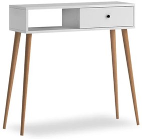 Κονσόλα μελαμίνης Napoli Megapap λευκό 90x29x88εκ. GP022-0070,1-GP022-0070,1-Λευκό GP022-0070,1