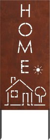 vidaXL Οθόνη Ιδιωτικότητας Κήπου Σκ rusty 50 x 140 εκ