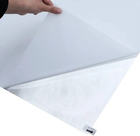 vidaXL Μεμβράνη Παραθύρου Αντιστ. Αμμοβ. Λευκό 90x1000 εκ PVC