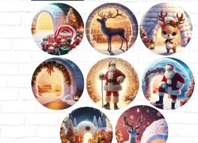 Σετ των 3 Intra απο ξύλο plywood 3mm-4mm πάχος - ΣΤΟΛΙΔΙ ΧΡΙΣΤΟΥΓΕΝΝΙΑΤΙΚΟ ΔΕΝΤΡΟ Κόψτε και εκτυπώστε Δίασταση 6x6 cm INTRAFABR-81064278