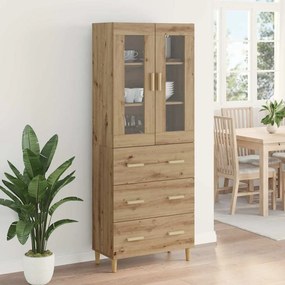 vidaXL Highboard Artisan Oak 69,5 x 34 x 180 εκ.