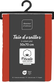 Μαξιλαροθήκη Douceur d'intérieur - 50x70cm - Κόκκινο