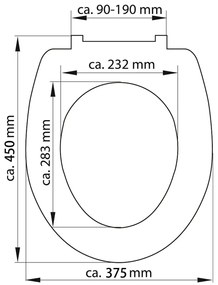 SCHÜTTE Κάθισμα Λεκάνης HAPPY ELEPHANT Γυαλιστ. + Soft-Close Duroplast