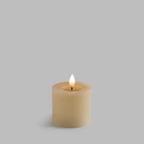 Κερί LED με κέρινο περίβλημα, ύψος 9,5 cm, CASPAR
