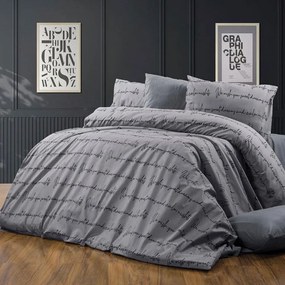 Μαξιλαροθήκη Αρίσβη 472 Grey DimCol 50Χ70 Βαμβάκι-Πολυέστερ