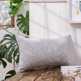 Μαξιλάρι Διακοσμητικό (Με Γέμιση) Padova 04 Grey Teoran 30X50 Cotton-Polyester