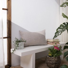 Μαξιλάρι Διακοσμητικό (Με Γέμιση) Tivoli 04 Grey Teoran 30X50 Βαμβάκι-Πολυέστερ