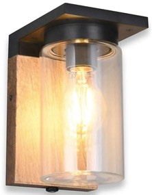 Φωτιστικό Τοίχου - Απλίκα Ardila 211660135 11,5x15x19cm 1xE27 20W Natural-Black Trio Lighting