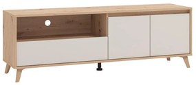 Έπιπλο τηλεόρασης STIRLING 157 3K1F2V Artisan Oak - Cashmere 157x40x53εκ. 157x40x53 εκ.