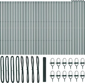 vidaXL Στύλος Περιφράξεων Πράσινο 100 x 1 μ (12 x 12 χιλ μesh)