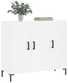 vidaXL Μπουφές Λευκός 90 x 34 x 80 εκ. από Επεξεργασμένο Ξύλο