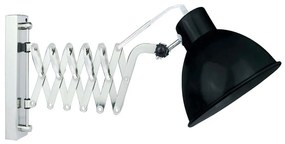 Φωτιστικό Τοίχου - Απλίκα 77-2204 P12032-1W Novo Black Homelighting Metal