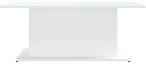 Τραπεζάκι Σαλονιού Λευκό 102 x 55,5 x 40 εκ. από Μοριοσανίδα - Λευκό