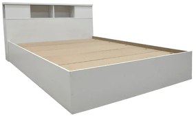 Κρεβάτι OLYMPUS pakoworld σε λευκή απόχρωση 140x200εκ