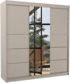 Ντουλάπα Varus 200 συρόμενη-Γκρεζ