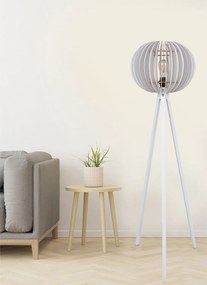 ΦΩΤΙΣΤΙΚΟ ΔΑΠΕΔΟΥ HM7375.01 ΑΠΟ MDF ΣΕ ΛΕΥΚΟ Φ36x145Υεκ.
