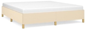 ΠΛΑΙΣΙΟ ΚΡΕΒΑΤΙΟΥ BOXSPRING ΚΡΕΜ 180X200 ΕΚ. ΥΦΑΣΜΑΤΙΝΟ 3120982